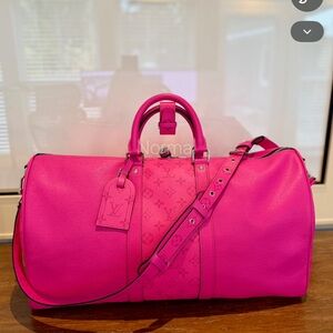 Louis Vuitton Fuchsia Travel Bag